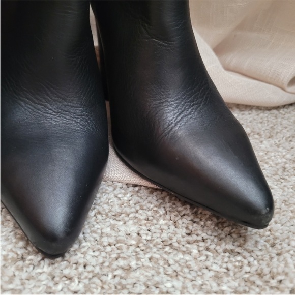 Jeffrey Campbell Boots B*tch Laser Cut Leather Heeled Boots - Picture 11 of 14